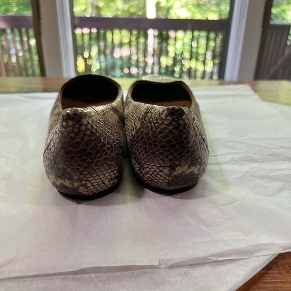B O C Brown Snakeskin Flats - Picture 3 of 5